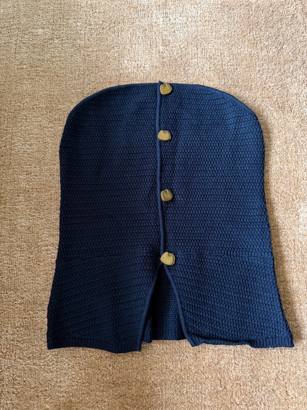 Black knit tube top Zara